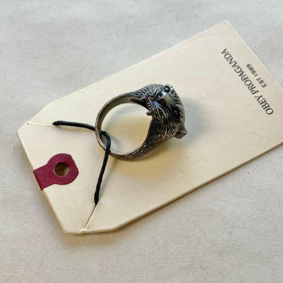Obey Jewelry "Panther" Ring Silver Oxidize - Picture 4 of 7